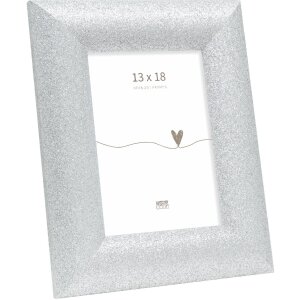 Deknudt S97DD7 Holzrahmen Silber Klarglas 13x18 bis 40x60 cm