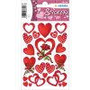 HERMA nálepky dekoratívne štítky DECOR hearts&roses 3 listy