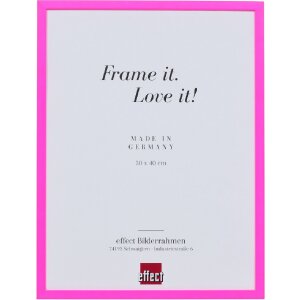 Effect Drevený fotorámik s neonpink...