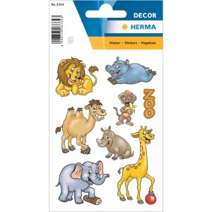 Dekoračné etikety HERMA DECOR ZOO zvieratá...