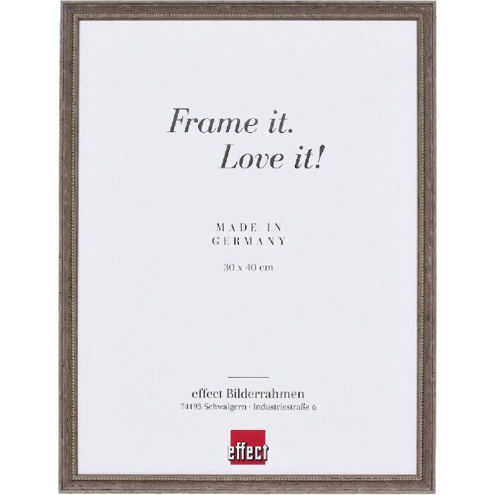 Effect – drevený fotorámik Profil 2440, 20x28 cm, hnedý s umelým sklom