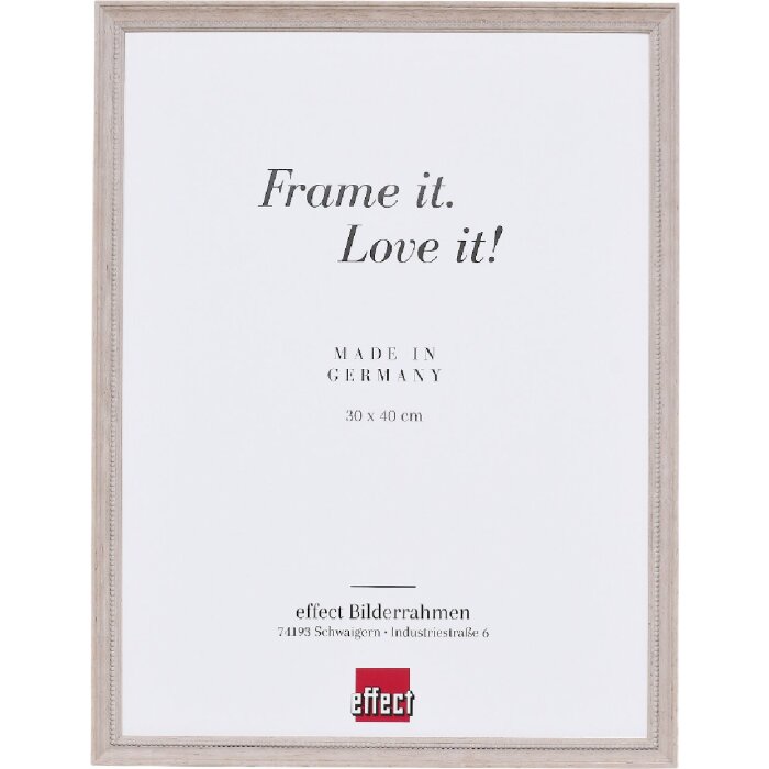 Effect drevený rám Profil 2440 svetlohnědý 20x25 cm s čistým sklom