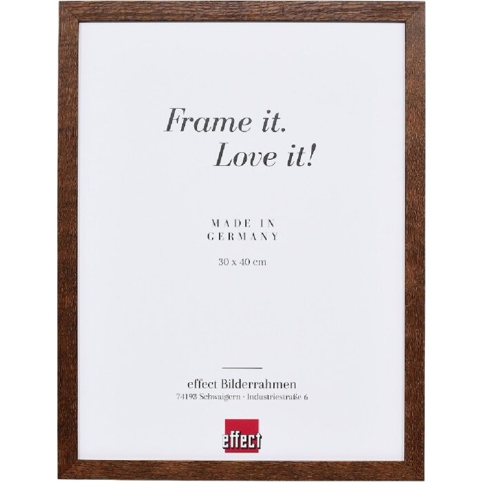 Effect fotorámik Profil 2430 drevo 50x50 cm nussbaum muzejné sklá