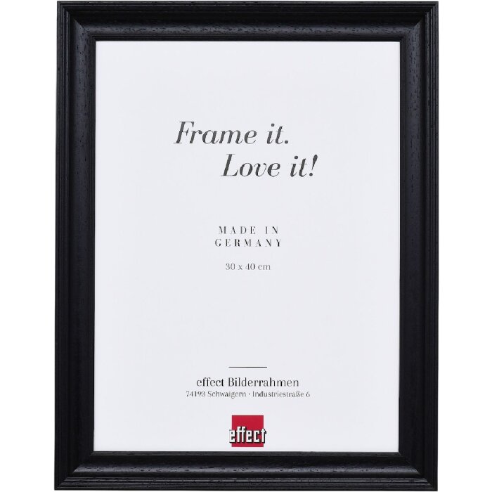Effect Drevený rámček Profil 2420 čierny 7x10 cm s múzeumským skлом
