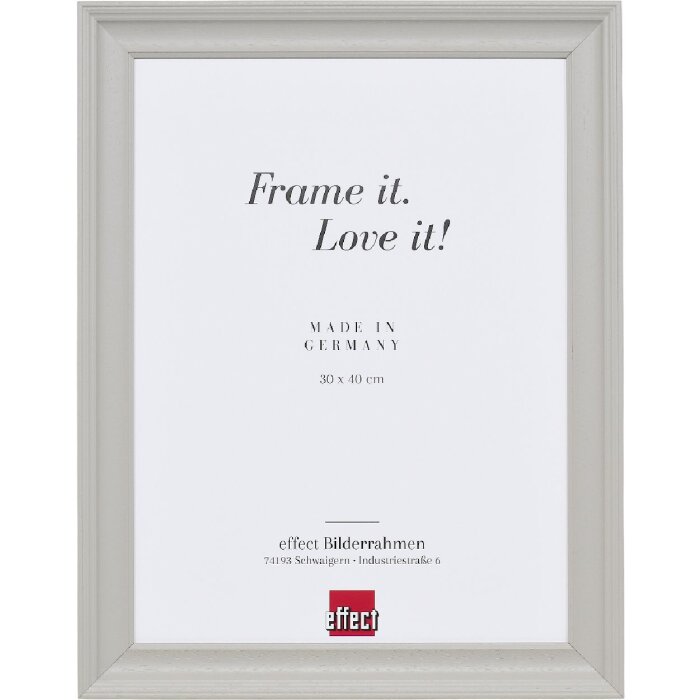 Effect Spiegel Profil 2420 – drevené zrkadlo 50x60 cm svetlošedé