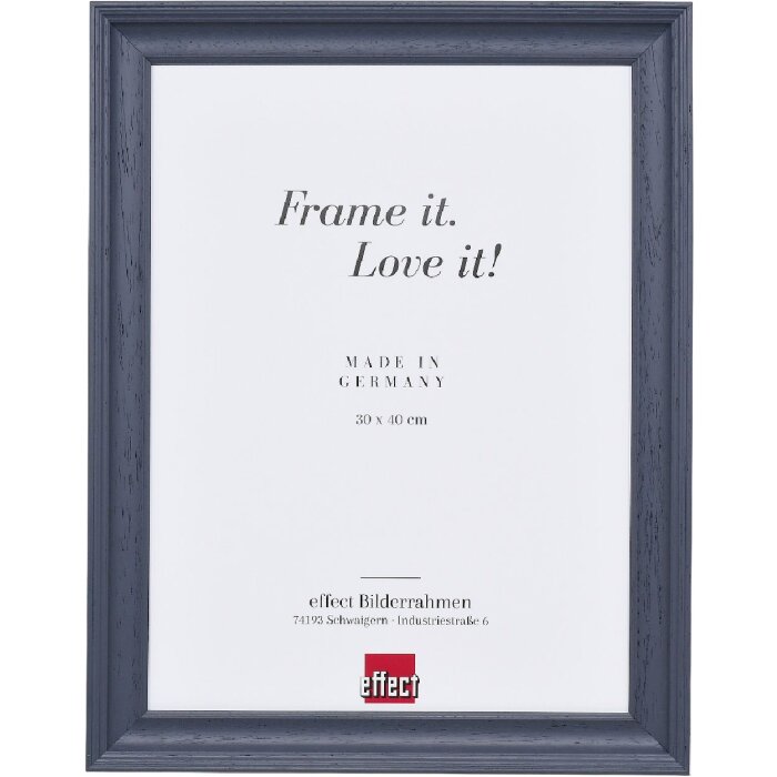 Effect drevený fotorámik Profil 2420 sivý 25x30 cm s umelým skлом