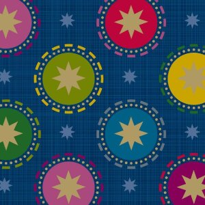 Minikarte Artebene Weihnachten Dots 1001 Nacht 8x8 cm mit...