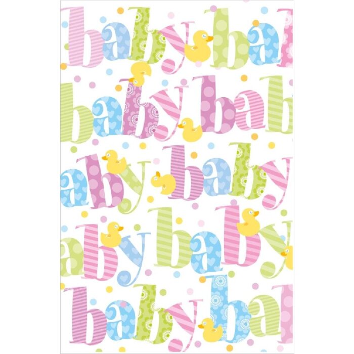 Artebene Karte Geburt Baby Entchen weiß M
