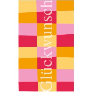 Glückwunschkarte Cosmopoliten rot