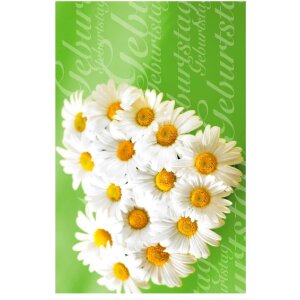 Artebene karta fólia narodeniny sedmokráska...