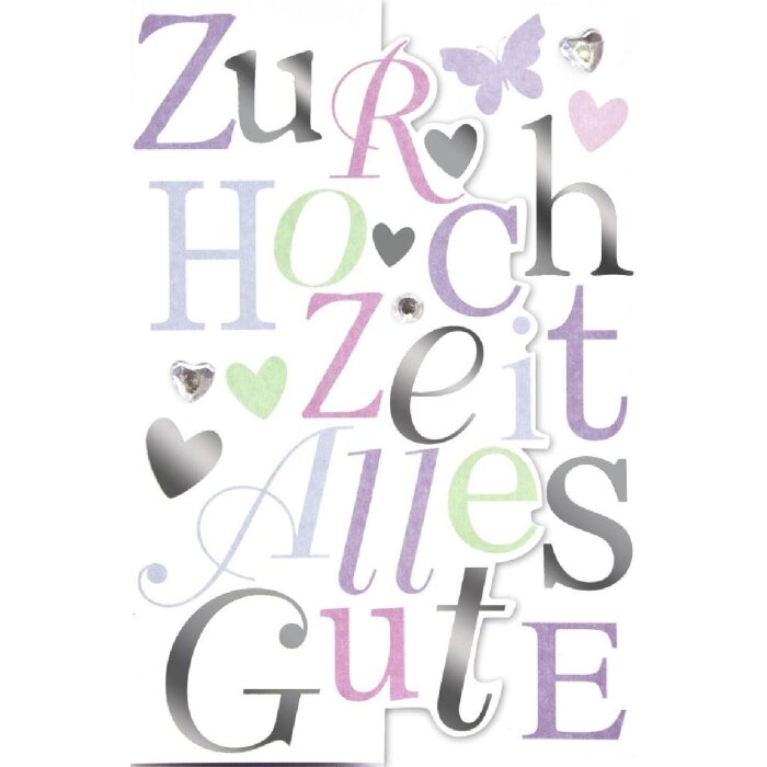 Artebene karta reliéfne svadobné pop-up kamienky