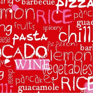 Papierové obrúsky Culinaria červené