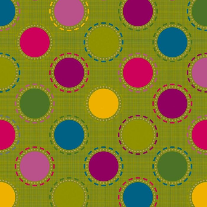 Papierové obrúsky Dots stitch moss green
