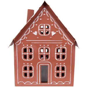 Clayre & Eef 6Y5977 Dekoration Haus mit LED...