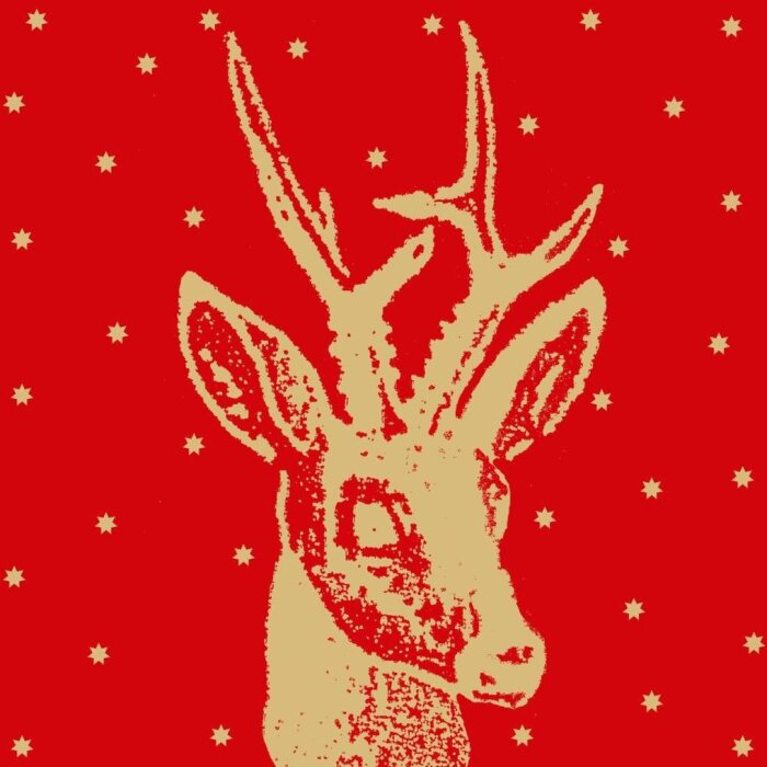 Papierové obrúsky Artebene roebuck-red-gold