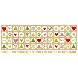 Artebene Karte Folie-Weihanchten-