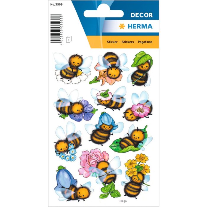 HERMA nálepka etikety na šperky DECOR Funny bees