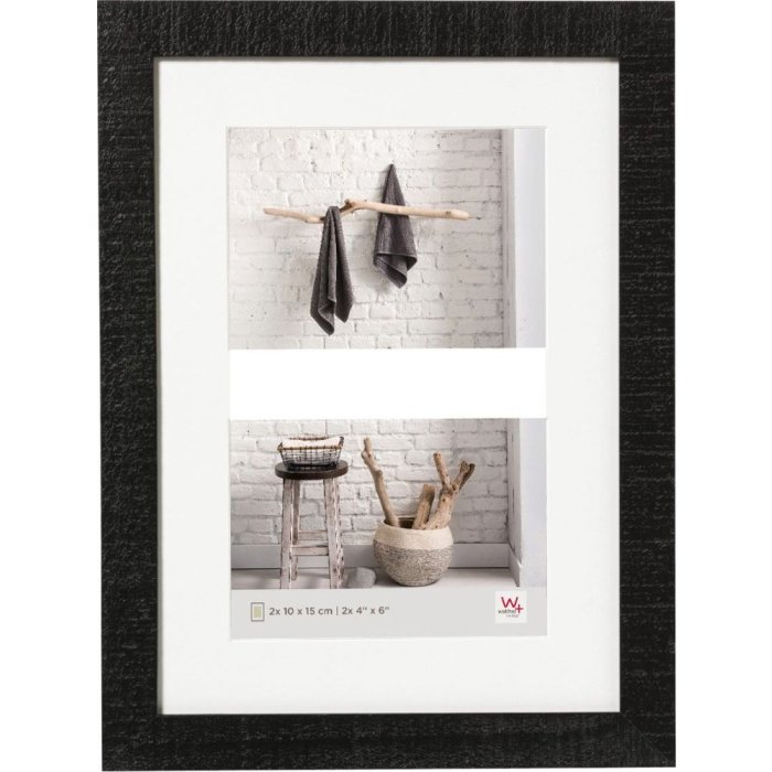 Walther galerijný rám Home black 2 fotografie 10x15 cm (28x36 cm)