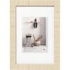Drevený rám Walther Home 18x24 cm krémovo biely s paspulkou 13x18 cm