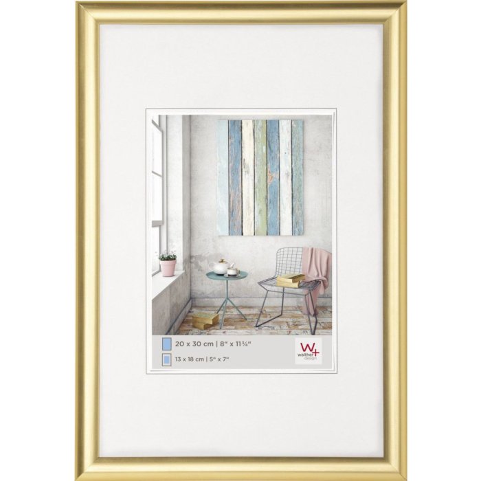 Walther plastový rám Trendstyle 50x60 cm zlatý