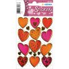 Štítky na šperky HERMA DECOR hearts gold 2 listy