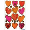 Štítky na šperky HERMA DECOR hearts gold 2 listy