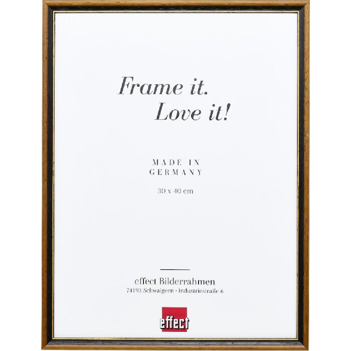 Effect Holzrahmen Profil 22 orech 25x50 cm s umelým sklom