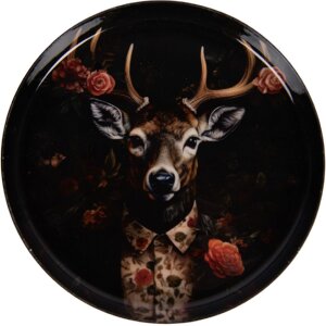 Clayre & Eef 66419 Untersetzer Schwarz-Braun Ø...