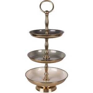 Clayre & Eef 66426 Etagere Ø 18x35 cm...