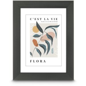 Hama Flora plastový fotorámik s reflexným sklom – 10x15 cm až 30x40 cm, v štyroch farbách