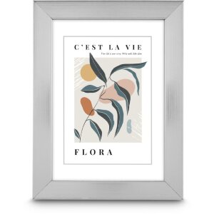 Hama Flora plastový fotorámik s reflexným sklom – 10x15 cm až 30x40 cm, v štyroch farbách