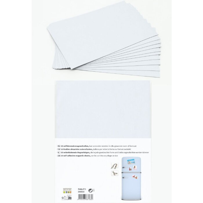 Deknudt S66JC1 samolepiace magnetické plochy 20x30 cm, zrezávateľné bez zadnej steny