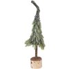 Clayre & Eef 66428 Künstlicher Weihnachtsbaum Ø 13x50 cm grün-weiß