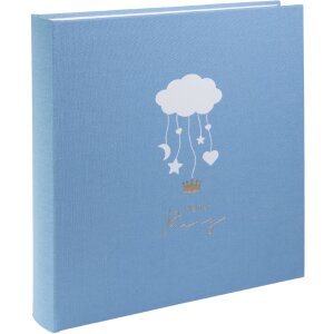 Goldbuch Babyalbum Wolkenpoesie Blau 30x31 cm Leinen 60...