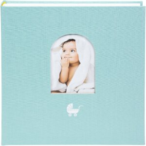 Goldbuch Babyalbum Cozy Nest Aqua 30x31 cm, lepený...
