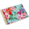 Goldbuch Spirálové album Velvet Bloom 23x17 cm, biely s zlatou gravúrou