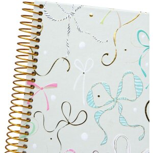 Goldbuch Spirálový album v farbe Taupe s reliéfom 23x17 cm, 40 biele stránky