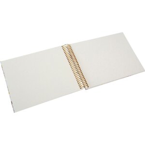 Goldbuch Spirálové album Orchid Mood biela 24x17 cm zlaté prášenie