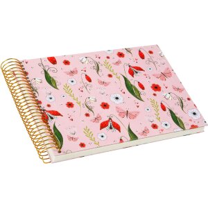 Goldbuch Spirálové album Secret Garden ružové 23x17 cm