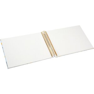 Goldbuch Spirálové album Secret Garden Blue, zlaté preliatie, 23x17 cm