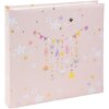 Goldbuch Fotoalbum Lullaby Line Girl 25x25 cm – biely album s zlatou gravúrou a pergamenom