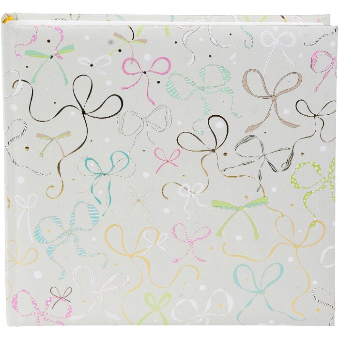 Goldbuch fotoalbum Ribboné taupe 25x25 cm, zlatý reliéf a pergamenové stránky