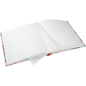 Goldbuch Fotoalbum Velvet Bloom 30x31 cm – kvetinový reliéf s zlatou úpravou, 60 stránok fotokartónu