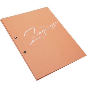 Goldbuch Zápisná mapa Schwungvoll pfirsich 24x31 cm s 12 súkromnými vložkami