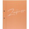 Goldbuch Zápisná mapa Schwungvoll pfirsich 24x31 cm s 12 súkromnými vložkami