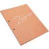 Goldbuch Zápisná mapa Schwungvoll pfirsich 24x31 cm s 12 súkromnými vložkami