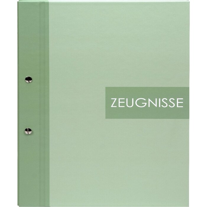 Goldbuch mapová evidenčnica Zweiklang matcha 24x31 cm s 12 transparentnými obalmi