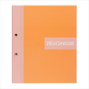 Goldbuch Zeugnismappe Zweiklang papaya –...