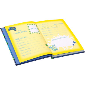 Goldbuch Freundebuch Level Up! – kvalitný krajčírny tlač, 15x21 cm, 88 stránok