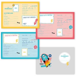 Goldbuch Priateľská knižka na skateboardy 15x21 cm, DIN A5, 88 ilustrovaných stránok